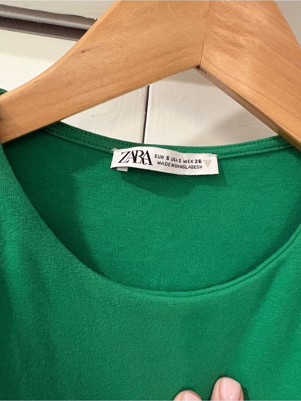 Zara Sleeveless Green Mini Dress - Picture 3 of 5